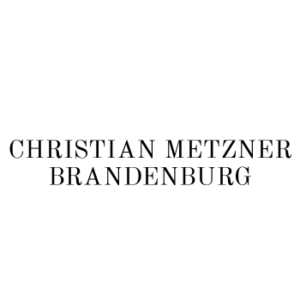 Logo Christian Metzner Brandenburg. Schwarzer Schriftzug